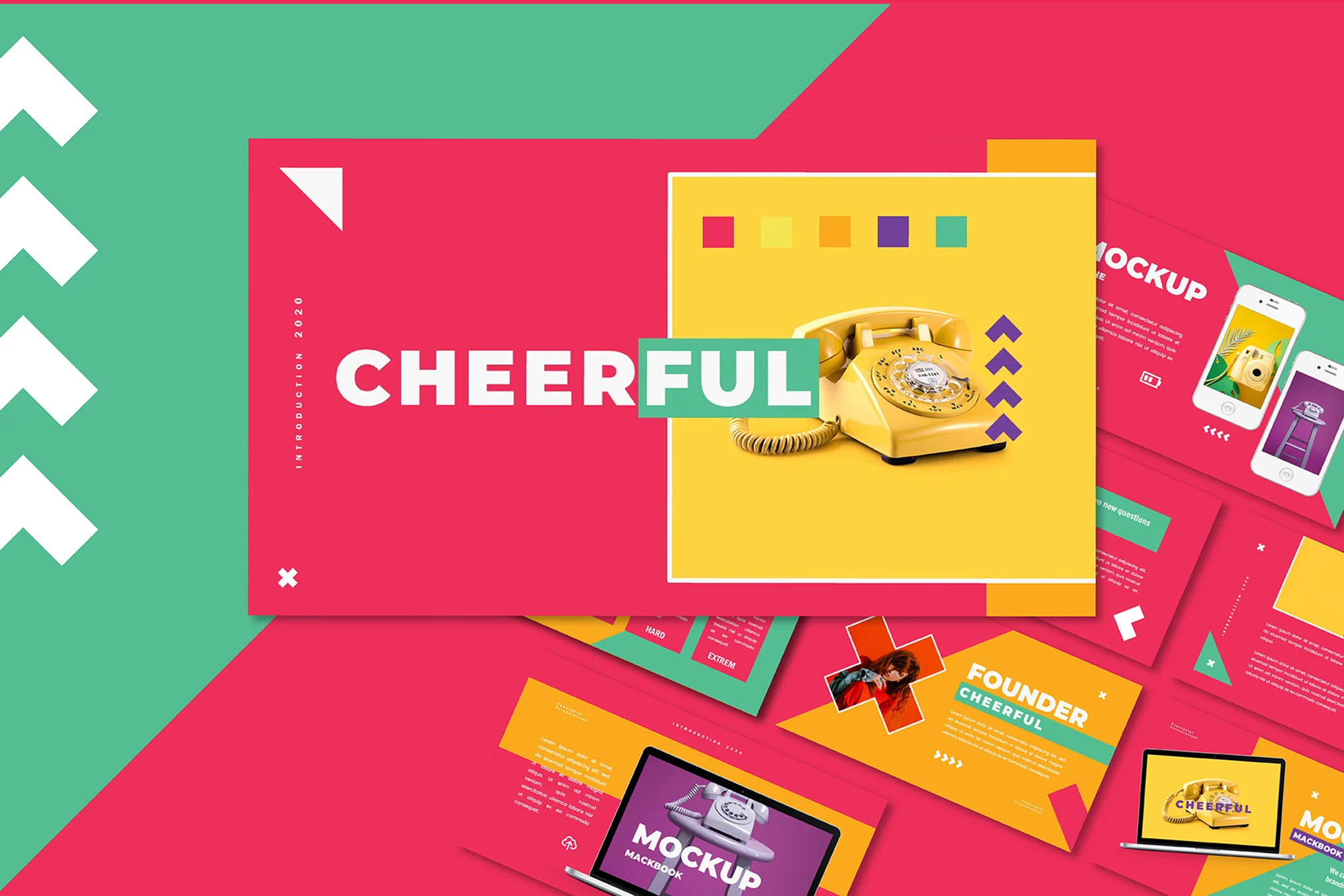 cheerful powerpoint presentation