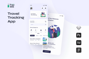 Tavees Modern Travel UI